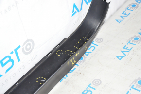 Door opening trim rear left lower Tesla Model X 16-21 black, scratches, bumps