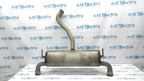 Muffler rear with barrel Jeep Cherokee KL 19-22 2.0T AWD 2 pipes
