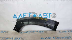 Trunk opening trim inner left Tesla Model X 16-21 black, worn, scratches