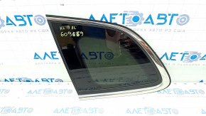 Window blind glass rear left Jeep Cherokee KL 19-20 chrome, scratches on chrome