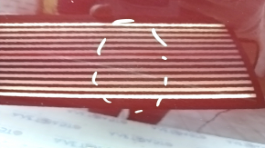 Door bare front right Honda Insight 19-22 red R-543P, dents, bump