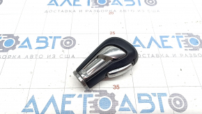 Mazda 3 19 gear knob - black leather, automatic transmission, scratches