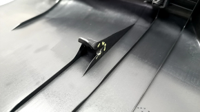 Mazda 3 19-4d trunk opening trim black, scratches, broken fasteners