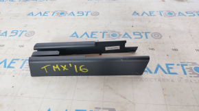 Passenger seat runner trim rear right Tesla Model X 16-21 fragments broken off