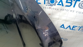 Bare hood Honda Civic X FC 16-21 steel, black NH-731P, paint peeling, bump, scratches, chips