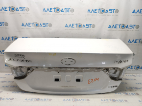 Trunk lid Hyundai Sonata 11-15 hybrid, white WHC, bump, dent