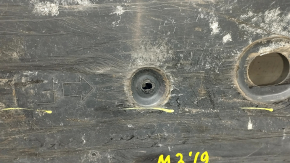 Front left underbody protection Mazda 3 19 - worn, torn