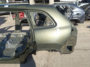 Quarter wing rear left Jeep Cherokee KL 14- on the body, green, pokes
