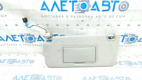Left visor Honda Civic X FC 16-21 4d gray, without hook, with backlight, for dry cleaning