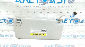 Left visor Honda Civic X FC 16-21 4d gray, without hook, with backlight, for dry cleaning