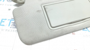Left visor Honda Civic X FC 16-21 4d gray, without hook, with backlight, for dry cleaning