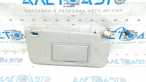 Right visor Honda Civic X FC 16-21 4d gray, without hook, with backlight, for dry cleaning