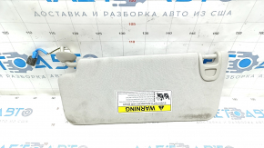 Right visor Honda Civic X FC 16-21 4d gray, without hook, with backlight, for dry cleaning