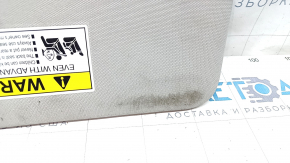 Right visor Honda Civic X FC 16-21 4d gray, without hook, with backlight, for dry cleaning