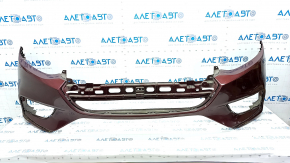 Front bumper bare Honda Insight 19-22 red, scratches, cracks in fasteners, cracks