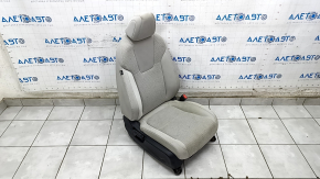 Passenger seat Honda Insight 19-22 without airbag, mechanical, cloth, gray, for dry cleaning