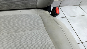 Passenger seat Honda Insight 19-22 without airbag, mechanical, cloth, gray, for dry cleaning