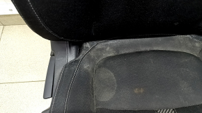 Passenger seat Honda Civic X FC 16-18 4d without airbag, mechanical, cloth black, for dry cleaning