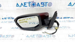 Side mirror left Honda Insight 19-22 5 pins, heated, red, scratches