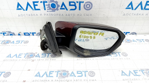 Side mirror right Honda Insight 19-22 10 pins, camera, heating, red, scratches