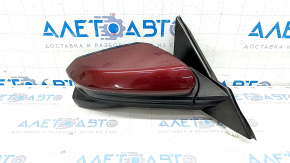 Side mirror right Honda Insight 19-22 10 pins, camera, heating, red, scratches