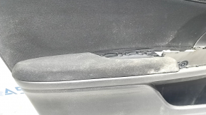 Door trim card front left Honda Civic X FC 16-21 4d cloth black with gray insert, scratches, for cleaning