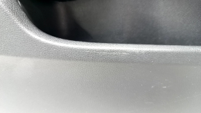 Door trim card rear left Honda Insight 19-22 black, gray insert, armrest cloth, scratches, needs cleaning, cracks in fasteners