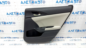 Door trim card rear right Honda Insight 19-22 black, gray insert, armrest cloth, scratches, for cleaning