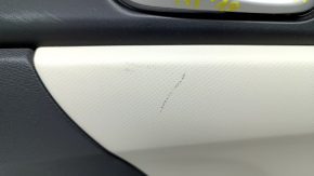 Door trim card rear right Honda Insight 19-22 black, gray insert, armrest cloth, scratches, for cleaning