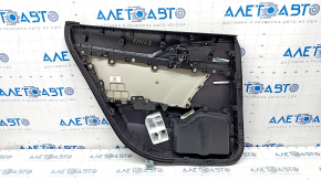 Door trim card rear right Honda Insight 19-22 black, gray insert, armrest cloth, scratches, for cleaning