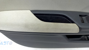 Door trim card front left Honda Insight 19-22 black, gray insert, armrest cloth, scratches, for cleaning