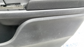 Door trim card rear right Honda Civic X FC 16-21 4d black cloth with black insert, scratches, broken fasteners