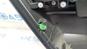 Door trim card rear right Honda Civic X FC 16-21 4d black cloth with black insert, scratches, broken fasteners