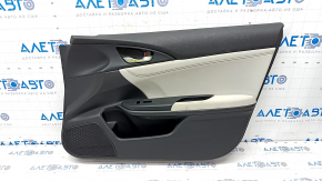Door trim card front right Honda Insight 19-22 black, gray insert, armrest cloth, scratches, for cleaning