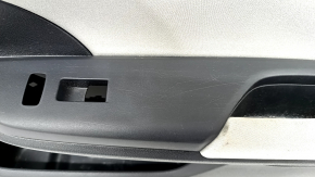 Door trim card front right Honda Insight 19-22 black, gray insert, armrest cloth, scratches, for cleaning