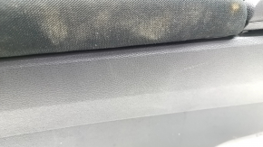 Console central armrest and cup holders Honda Civic X FC 16-21 black cloth, scratches, needs cleaning, made, broken fasteners