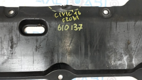 Front engine guard Honda Civic X FC 16-21 is worn, dented
