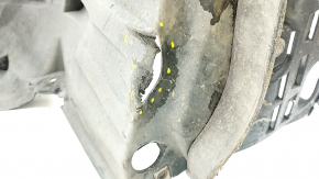Front right mudguard Honda Civic X FC 16-18 tears, cracks