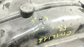 Front right mudguard Honda Civic X FC 16-18 tears, cracks