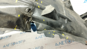 Front right mudguard Honda Civic X FC 16-18 tears, cracks