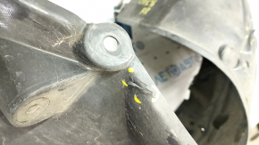 Front right mudguard Honda Civic X FC 16-18 tears, cracks