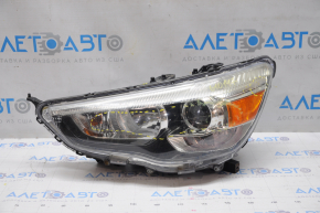 Headlight front left Mitsubishi Outlander Sport ASX 10-19 xenon, complete, scratches, burnt out