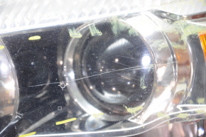 Mitsubishi Outlander Sport ASX 10-19 xenon front left headlight, complete, scratches, faded varnish