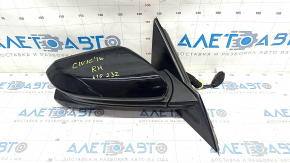 Side mirror right Honda Civic X FC 16 11 pins, heated, camera, black