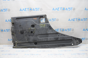 Rear left underbody protection Hyundai Sonata 11-15 tears