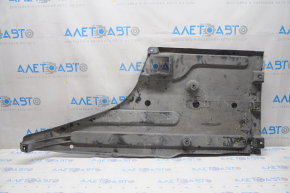 Rear left underbody protection Hyundai Sonata 11-15 tears