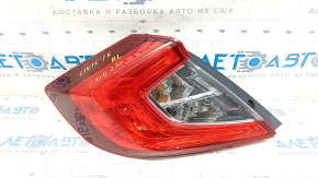Lamp outer wing left Honda Civic X FC 16- 4d, scratches