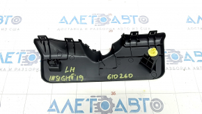 Center pillar trim under tensioner left Honda Insight 19-22 black, scratches
