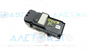Front left window lift control Honda Civic X FC 16-21 4d black, 2 auto, keyless