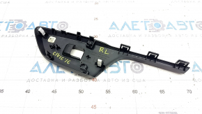 Rear left window lifter control trim Honda Civic X FC 16-21 4d black, scratches
